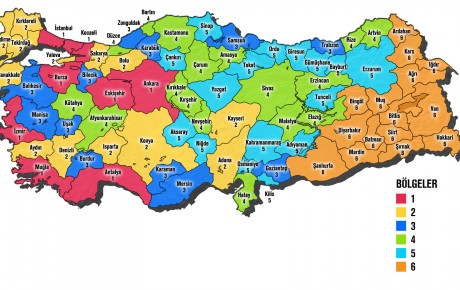 Türkiye yatırım teşvik haritası